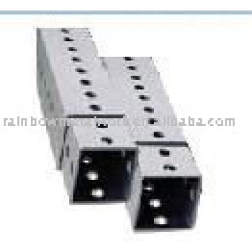 Perforated Square Tubing Traffic Sign Posts